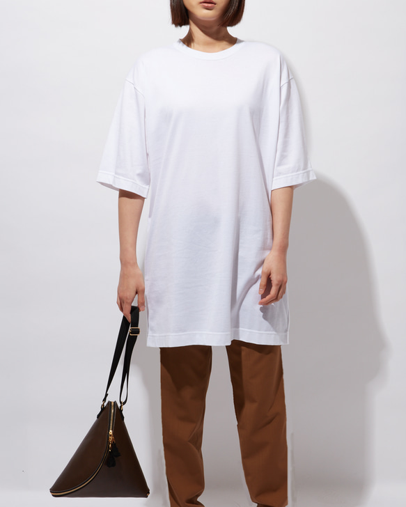 wmg. Cosme repellent long length T-shirt / black 2枚目の画像