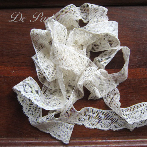 ヴァレンシアンヌレース278cm巾2.8cmフランスアンティーク レース