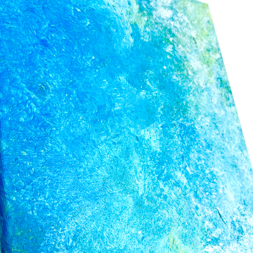 零063】絵画 宇宙 青 空 海 抽象画 原画 インテリア 絵画 零