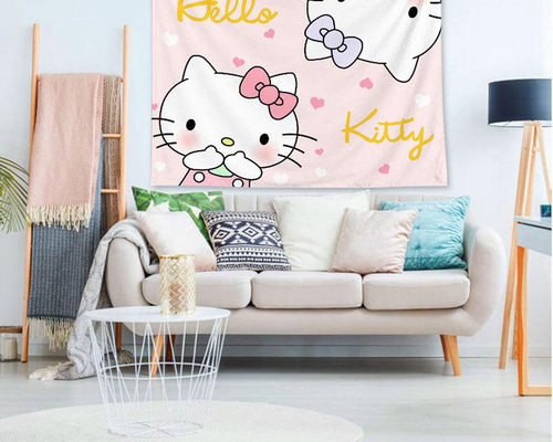 ハローキティ　レア　壁掛け　インテリアプレート　オブジェ　非売品 ハローキティ50周年記念 プレート キティはいつもキミのそばに 金正