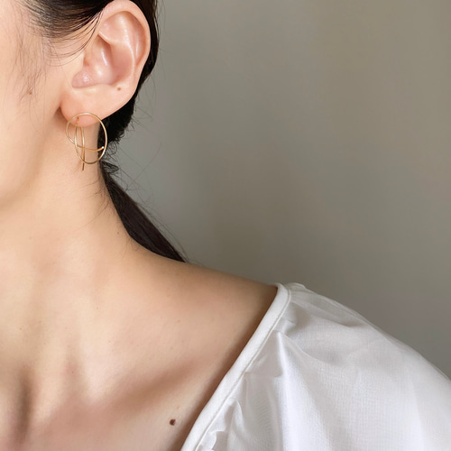 Moment 14kgf フープピアス ピアス（フープ） f accessory 通販