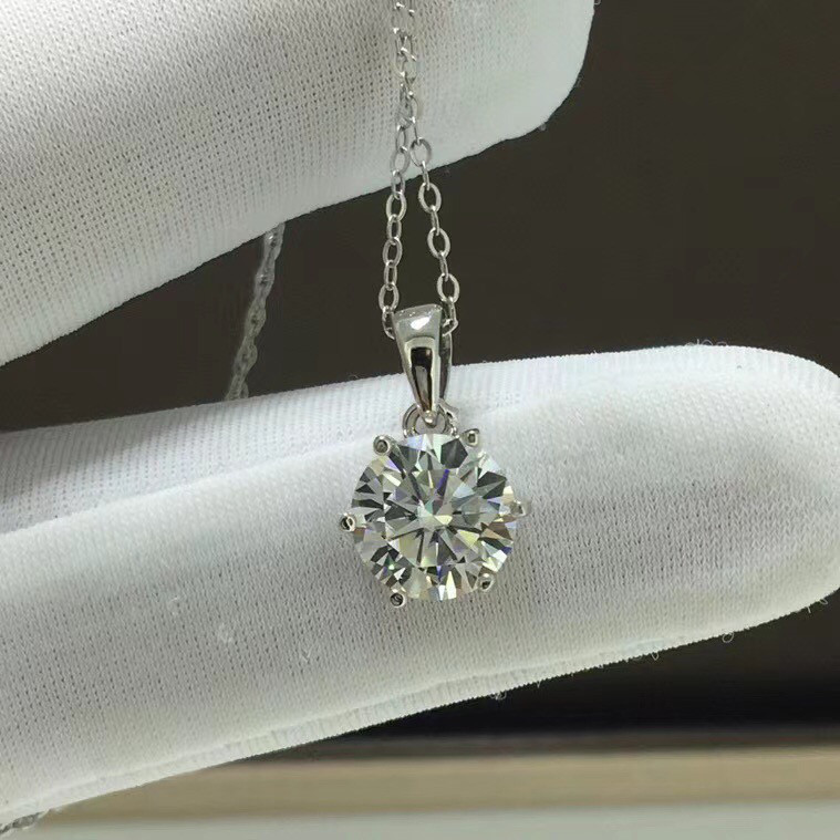 【newデザイン】モアサナイト ネックレス s925