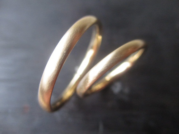 　【結婚指輪SOLIS】 ARTEMIS  アルテミス　2本セット価格　PT950鍛造指輪 5枚目の画像
