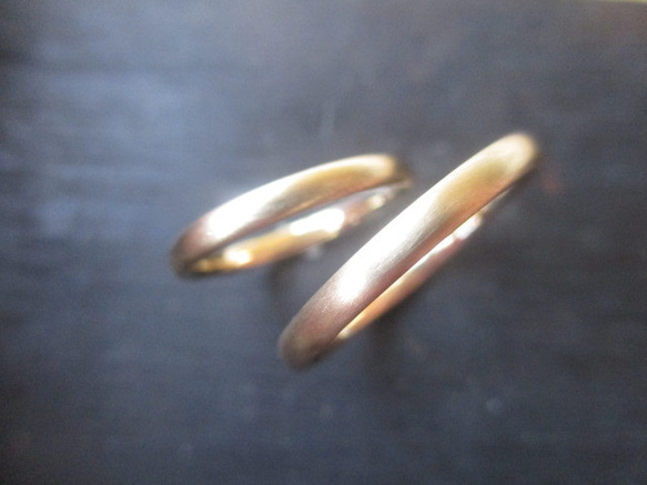 　【結婚指輪SOLIS】 ARTEMIS  アルテミス　2本セット価格　PT950鍛造指輪 7枚目の画像