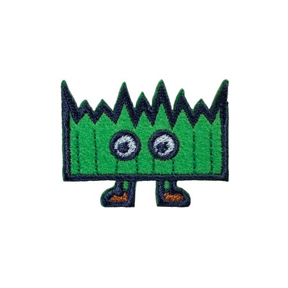 バラン】刺繍ステッカーワッペン ワッペン・アップリケ MONSTER