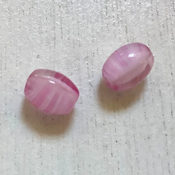 ヴィンテージビーズ　ピンク 1枚目の画像