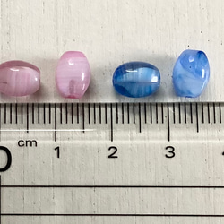 ヴィンテージビーズ　ブルー 2枚目の画像