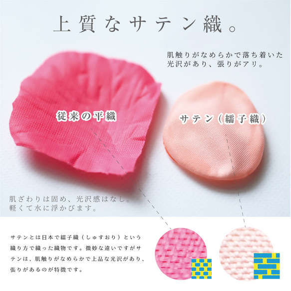 選べる19色！サテン フラワーシャワー 12g 約100枚 ラウンド 丸 柔らかな 肌ざわり ウェディング 造花 花びら 10枚目の画像