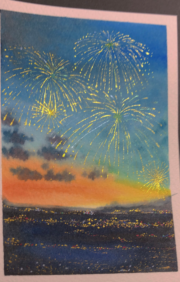 注文制作します・ 水彩画原画 秋色の港町 #505-1」 by syoumei