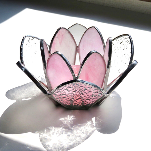 【シャチ】SWAROVSKI 睡蓮 キャンドルホルダー Lサイズ スワロフスキー置物・アクセサリー専門店 ☆プラネタリウム☆