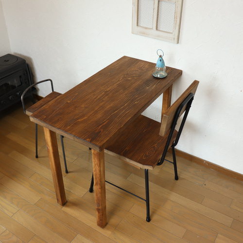 机 テーブル カウンター 幅100cm ヒノキの集成材 国産ひのき100cm 天板厚32ミリ 木製テーブルカフェダイニングテーブル