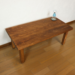 国産ひのき100cmローテーブル　　cafeカフェダイニングテーブル　カウンターテーブル　 5枚目の画像