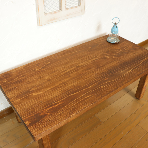 国産ひのき100cmローテーブル　　cafeカフェダイニングテーブル　カウンターテーブル　 6枚目の画像