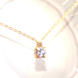 - classic - Tanzanite & Diamond Earrings k10 6枚目の画像