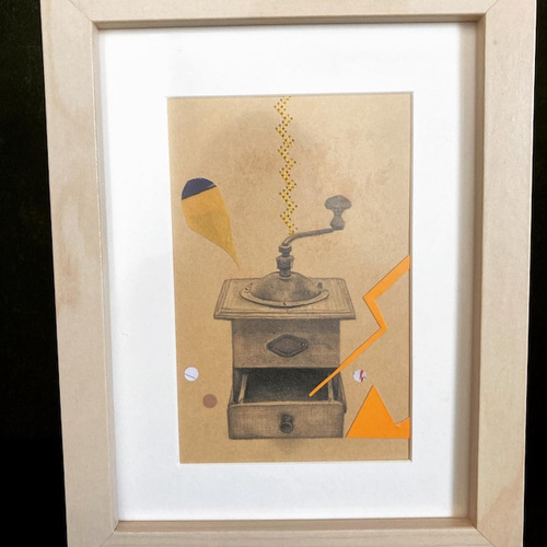 コーヒーミル 絵画 中田 知美 通販 13966731｜Creema(クリーマ)