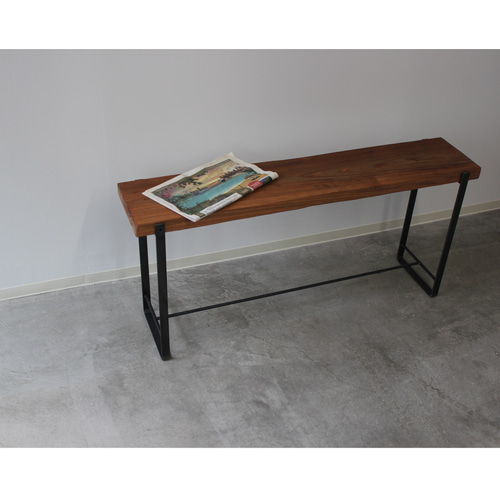 2人掛けアイアンベンチ『wide eternal』 ベンチ アイアン製 黒