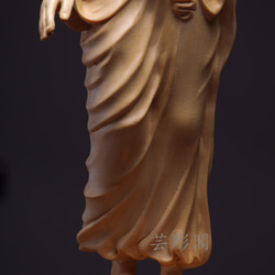 釈迦牟尼仏  釈迦如来  木製仏像   木彫り  置物  彫刻   仏教工芸品 5枚目の画像