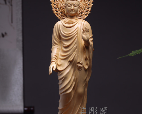 仏像 如来仏陀釈迦牟尼仏像 卓上 仏堂 茶台 装飾品 工芸品 置物 楽天市場】釈迦如来像 高級天然ツゲ木彫り釈迦牟尼仏坐像 木製