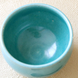 艶やかターキッシュブルー　トルコ青釉のボウル 5枚目の画像