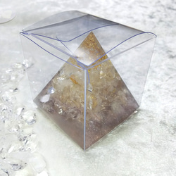 【希少】 スモーキークォーツ×水晶  ピラミッドオルゴナイト 5枚目の画像
