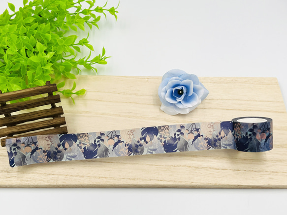 Original Design Paper Tape - World of Flowers by Seed Cone 1枚目の画像