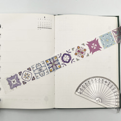 Original Design Paper Tape - Non-romantic Azulejos by SC 3枚目の画像