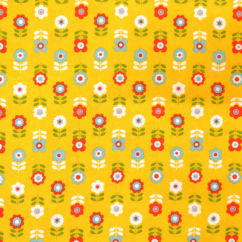 シーチング生地【50×110cm】 昭和レトロなお花 花柄 かわいい シーチング生地【50×110cm】 昭和レトロなお花 花柄 かわいい