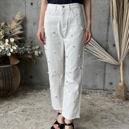 SALE 】30％OFFパールデニム（ブルー） ロングパンツ make_ai