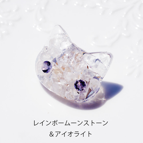 目と毛が選べる☆宝石の猫ヘアゴム ～Jewel cat ヘアゴム Lipatti 通販