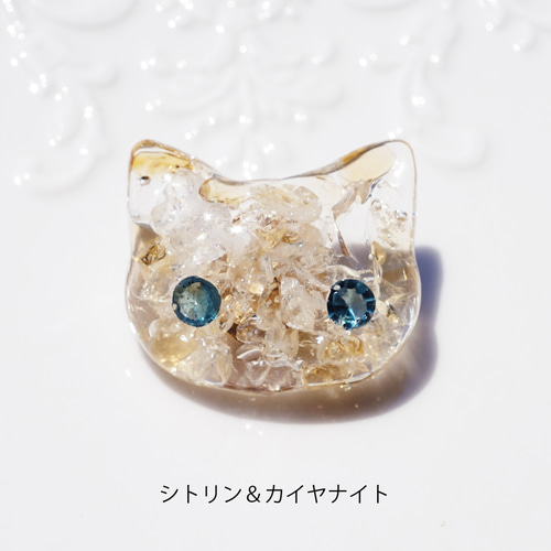 目と毛が選べる☆宝石の猫ヘアゴム ～Jewel cat ヘアゴム Lipatti 通販
