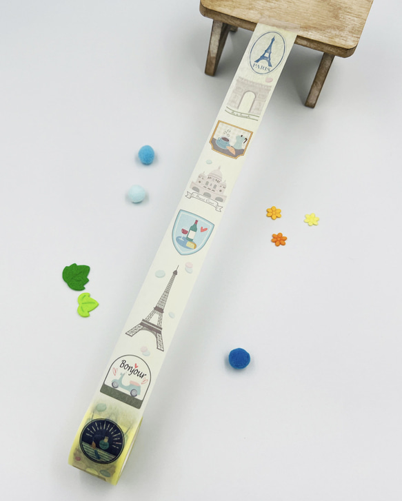 Original Design Paper Tape - French Chanson by Seed Cone 1枚目の画像