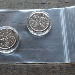 幸せのシックスペンス イギリス 2個セット ラッキー6ペンス 本物古銭英国コイン  コインカプセル付き 美品です 2枚目の画像