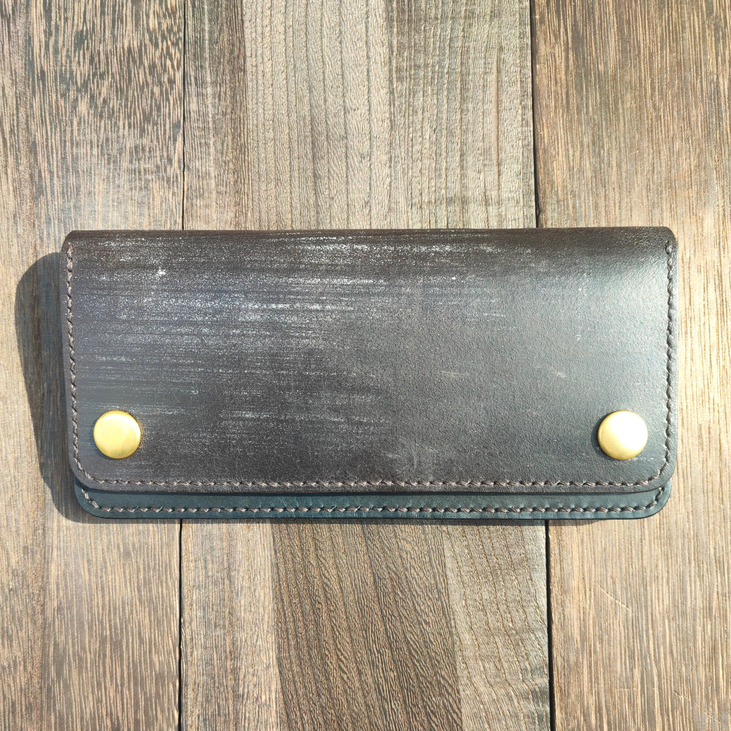 Wickett Craig トラッカー・ウォレット・財布・ブライドル・古着 折り