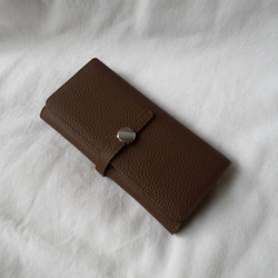 【本革】シルバーカラーのベルト風デザイン長財布／ギフト プレゼント コンパクト お財布　GWMC-MA033 10枚目の画像