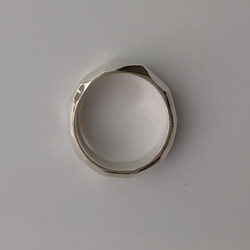 Facet cut pinky ring【再販】 4枚目の画像