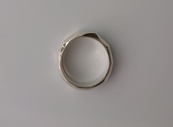 Facet cut pinky ring【再販】 4枚目の画像