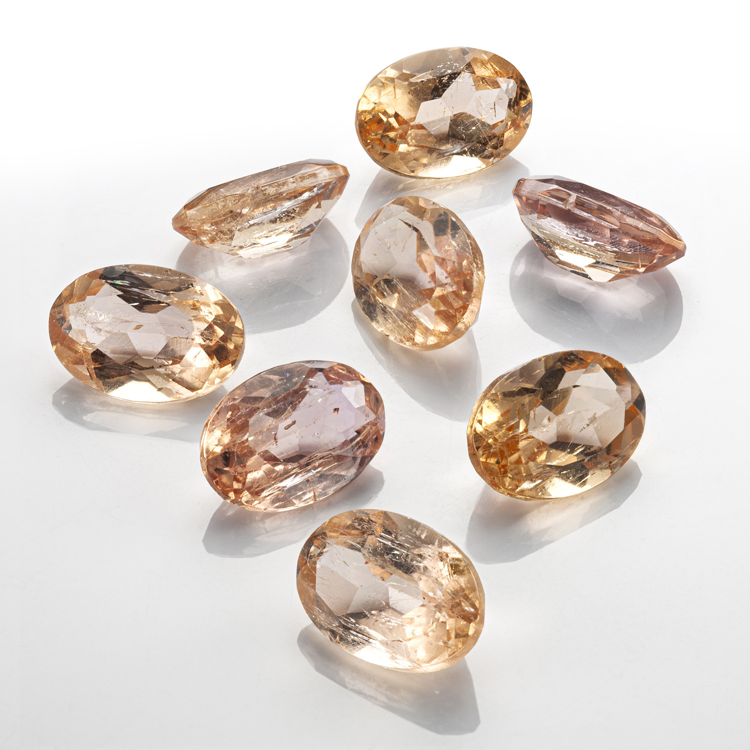 宅配 インペリアルトパーズ ぺアシェイプカット つよかっ ルース 4.51ct ブレスレット・バングル