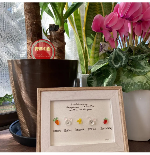 シーグラスアート うさちゃんparadiseෆ⸒⸒ その他アート Jupiter