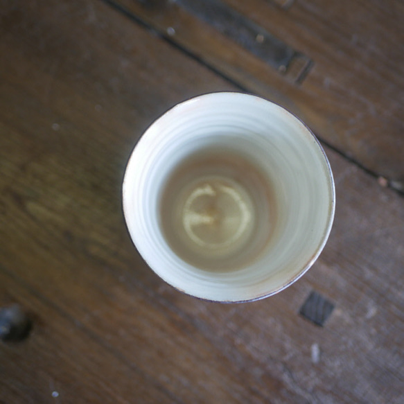 京焼・清水焼　色絵　フリーカップ（紫陽花）再出品 4枚目の画像