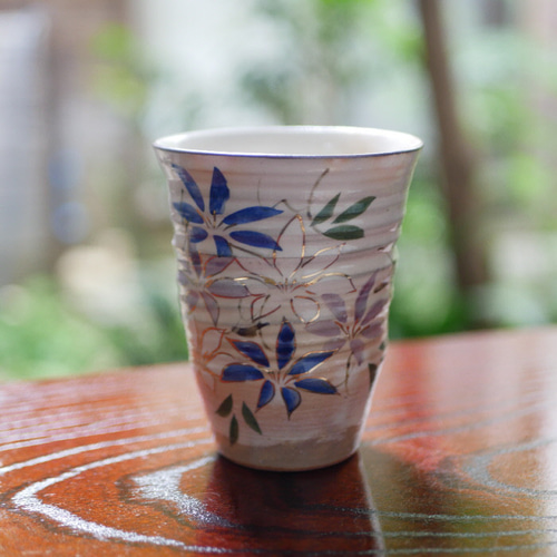 京焼・清水焼 色絵 フリーカップ（鉄線） 湯呑み Shun 通販 13970848