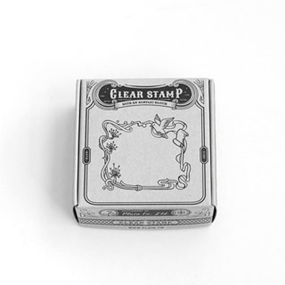 Clear Frame Stamp - Decorative (Dove&paper) 1枚目の画像