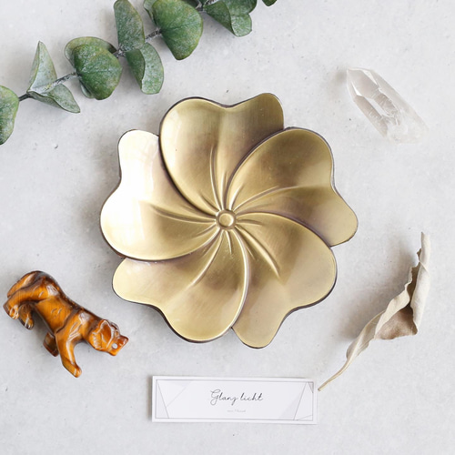 浄化セット 耐熱皿 お花 さざれ セージ パロサント インテリア