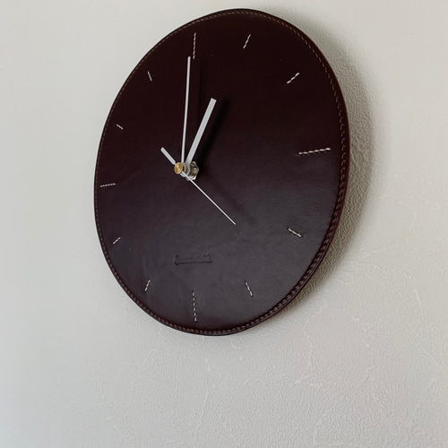 【一点もの！】オリジナル 本物レコードを使用した壁掛け時計 CHAMBRE ちいさな木の実のかけ時計 WALNUT CH-067WN 電波時計