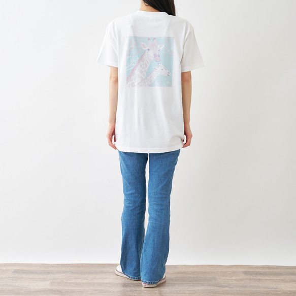 レトロキリン　バックプリントTシャツ 6枚目の画像