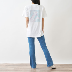 レトロキリン　バックプリントTシャツ 5枚目の画像