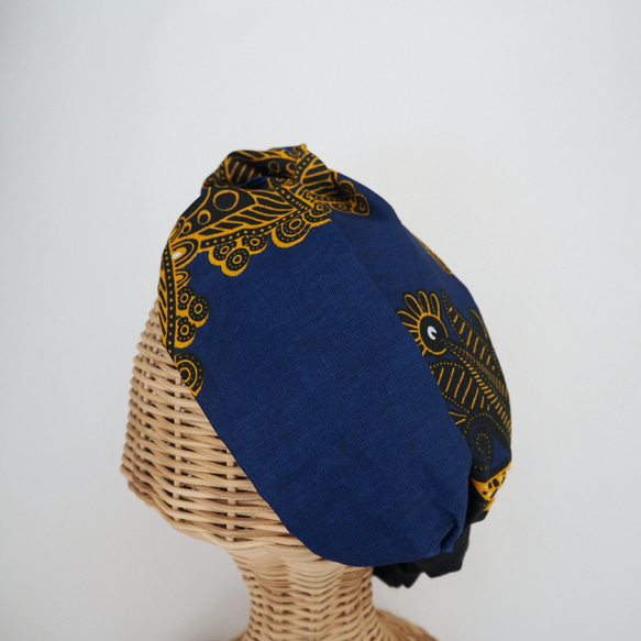 Hair Turban (Knot) ☆ 非洲金冠藍 第3張的照片
