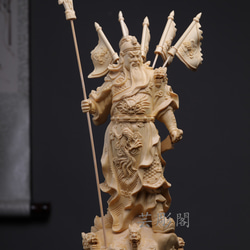 旧家蔵出　紫檀木　關公·關帝 關羽 彫刻　時代物　置物　インテリア Amazon.co.jp: 可◎◎蔵くら◎ 江戸時代 掛軸 蔀関月 人物