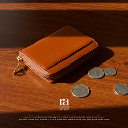 全７色の高級イタリアンレザー マルチコインケース 小銭入れ 本革 お出かけ 小さい財布 1枚目の画像