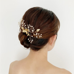 ･:*flower bridal･:*  <ウェディング・ブライダルに> ボタニカルヘッドドレス 6枚目の画像