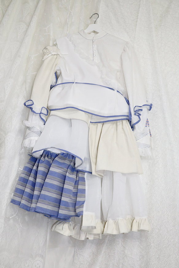 original gather design setup meikeiin handmade stage costume 11枚目の画像